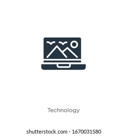 Vector images icon vector. Trendy flat vector images icon from technology collection isolated on white background. Vector illustration can be used for web and mobile graphic design, logo, eps10