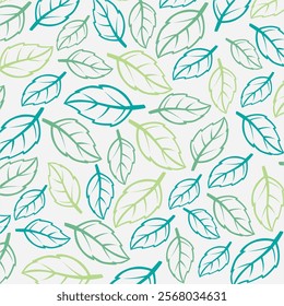 vector images and illustrations of pattren art leaves