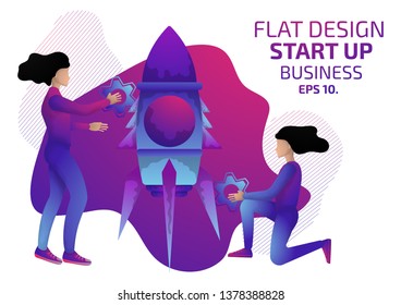 Vector images for mobile smartphones or business theme websites