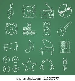 Vector images on music