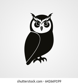 Vector Images Owl On White Background Stock Vector (Royalty Free ...