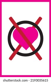 VECTOR IMAGES. PINK HEART AND RED CROSS