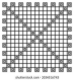 Vector images of regular geometric shapes , black squares on a white background, textures on the desktop wallpaper