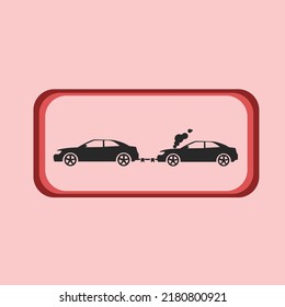 imágenes vectoriales que hablan de accidentes de auto