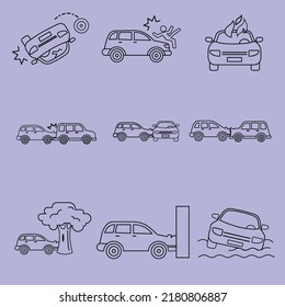vector images that talk about car accidents