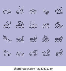 vector images that talk about car accidents