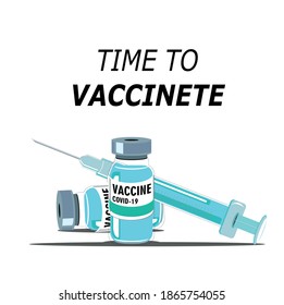 
vector images it is time to vaccinate