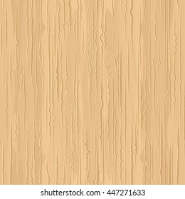 Vector imitation of light wood texture. Seamless pattern.