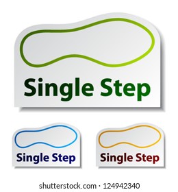 vector imprint single step stickers