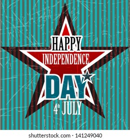 Vector independence day badge
