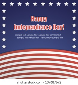Vector independence day badge / poster