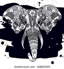 2,981 Indian elephant painting Images, Stock Photos & Vectors ...