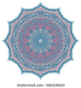 Vector indian floral mandala