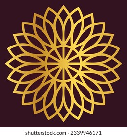 Vector indian Flower Mandala design