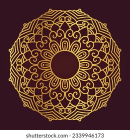 Vector indian Flower Mandala design