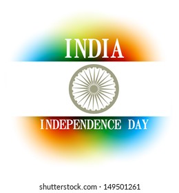 vector indian independence day design background