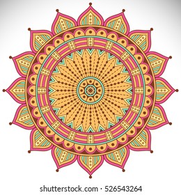 Vector indian Mandala