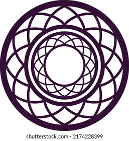 Vector indian mandala art design 