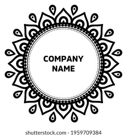 Vector indian Mandala oriental template