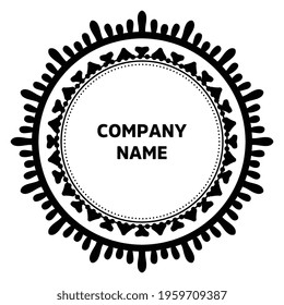 Vector indian Mandala oriental template