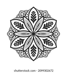 Vector Indian mandala pattern vintage decorative elements Islamic Mandala in ethnic style, Luxury Mandala pattern 