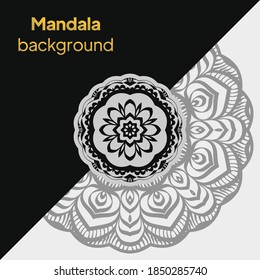 Vector indian Mandala. Vintage decorative elements.