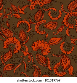 Vector Indian Pattern Stock Vector (Royalty Free) 101319769 | Shutterstock