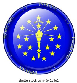 Vector of Indiana State flag