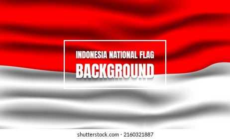 Vektor Indonesien - nationaler Flaggenhintergrund
