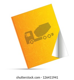 Vector industrial book icon
