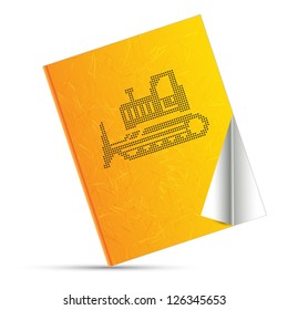 Vector industrial yellow book