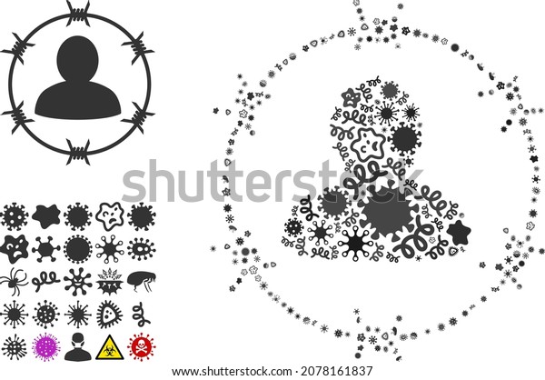 vector-infection-barbed-wire-person-icon-stock-vector-royalty-free