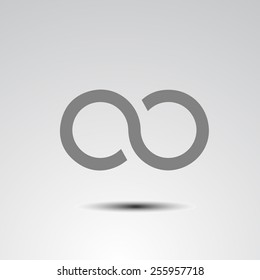 Vector infinity icon