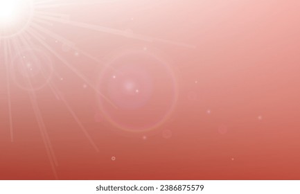 Vector Infinity lens flare symbol with sky.