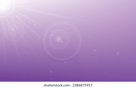Vector Infinity lens flare symbol with sky.