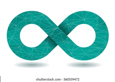 Vector infinity symbol.
