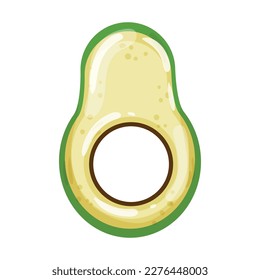 Vector de boya de vida inflable. Ilustración brillante de estilo plano.