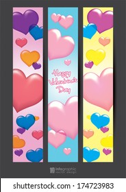 vector info graphic banner love