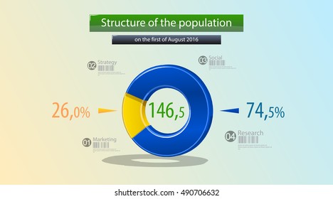Vector info graphic circle design. Can be used for workflow layout, diagram, number options, web design. 