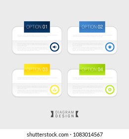 Vector info graphic diagram design