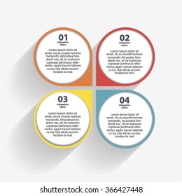vector info graphic isolated