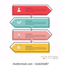 Vector info graphics for your business presentations. Can be used for website layout, numbered banners, diagram, horizontal cutout lines, web design.