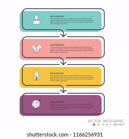 Vector info graphics for your business presentations. Can be used for website layout, numbered banners, diagram, horizontal cutout lines, web design.