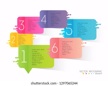 Vector info graphics for your business presentations. Can be used for website layout, numbered banners, diagram, horizontal cutout lines, web design.