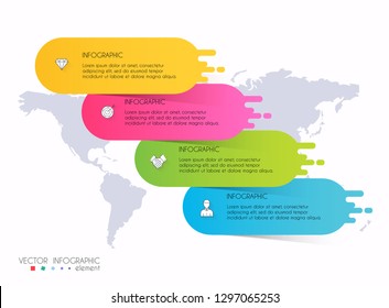 Vector info graphics for your business presentations. Can be used for website layout, numbered banners, diagram, horizontal cutout lines, web design.