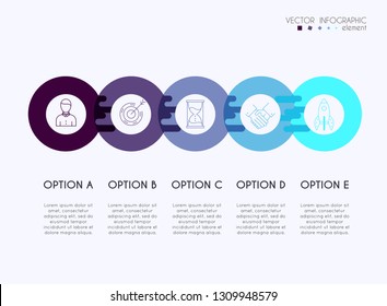 Vector info graphics for your business presentations. Can be used for website layout, numbered banners, diagram, horizontal cutout lines, web design.