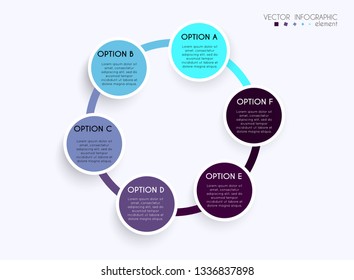 Vector info graphics for your business presentations. Can be used for website layout, numbered banners, diagram, horizontal cutout lines, web design.
