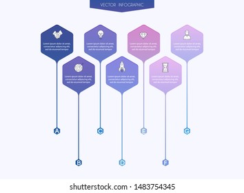 Vector info graphics for your business presentations. Can be used for website layout, numbered banners, diagram, horizontal cutout lines, web design.