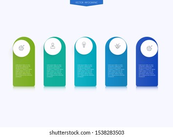 Vector info graphics for your business presentations. Can be used for website layout, numbered banners, diagram, horizontal cutout lines, web design.