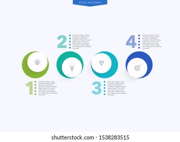 Vector info graphics for your business presentations. Can be used for website layout, numbered banners, diagram, horizontal cutout lines, web design.